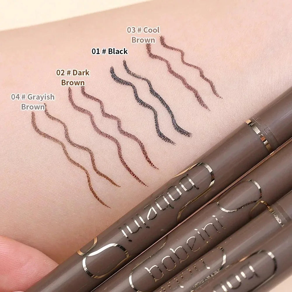 Slim eyeliner is waterproof, sweat-proof, long-lasting and non-smudged. Newbie brown eyeliner liquid pen
